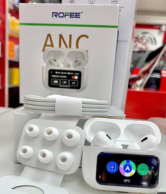 Rofee A70-Auriculares con pantalla tactil funcional